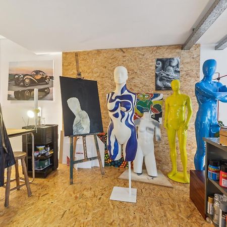 Cosy Art Studio Near Station With Bikes And Garden Gent Exterior foto